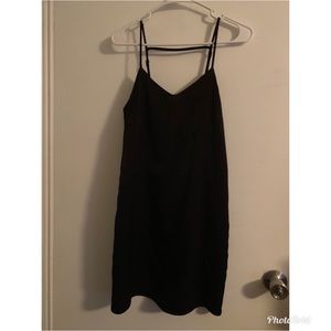 H&M Long Black Slip Dress